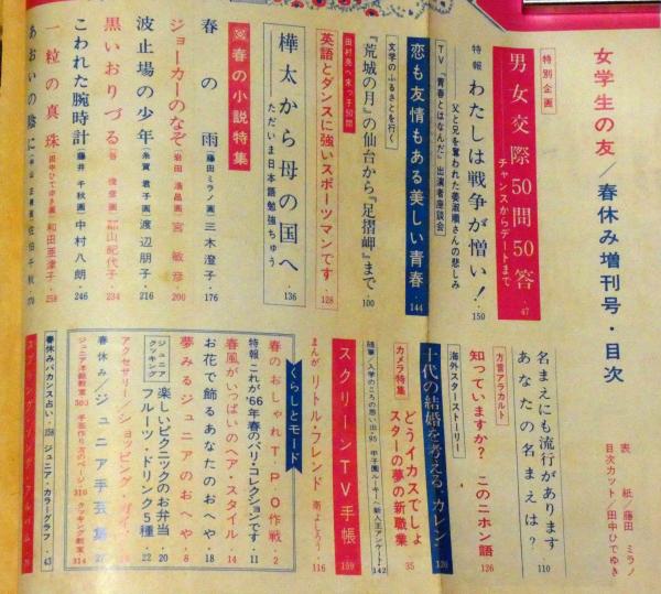 古書　藤田ドイツ語入門　藤田五郎著 昭和33年9月25版発行　第三書房刊 女学生の友 昭和42年3月 藤田ミラノ・藤井千秋・酒井和歌子