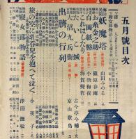面白倶楽部　第6巻7号（大正10年５月）　表紙・山田みのる　口絵・大橋月絞