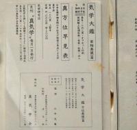 気学　方位盤　（平成七年九星暦付き）