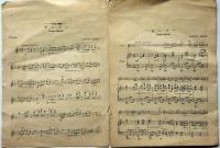 セノオ　バイオリン楽譜№574　タンゴー　竹久夢二装画　アルべニッツ作曲　