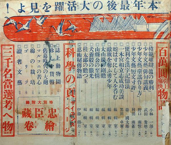 少年倶樂部 大正14年12月（第12巻12号） 野口雨情・秋田雨雀