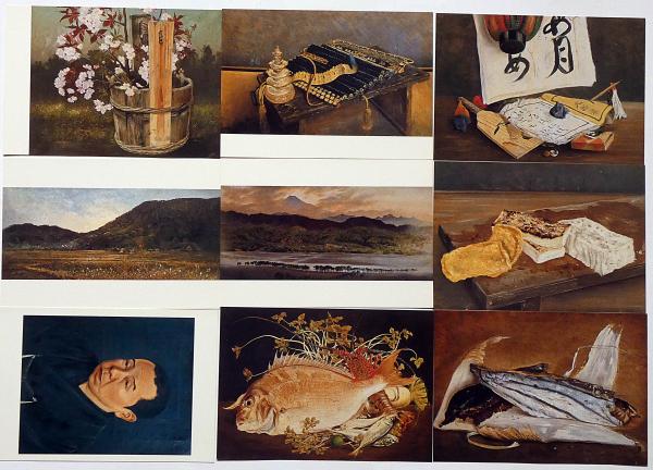 高橋由一作品集/高橋由一館展示作品集/高橋由一名作選（絵葉書