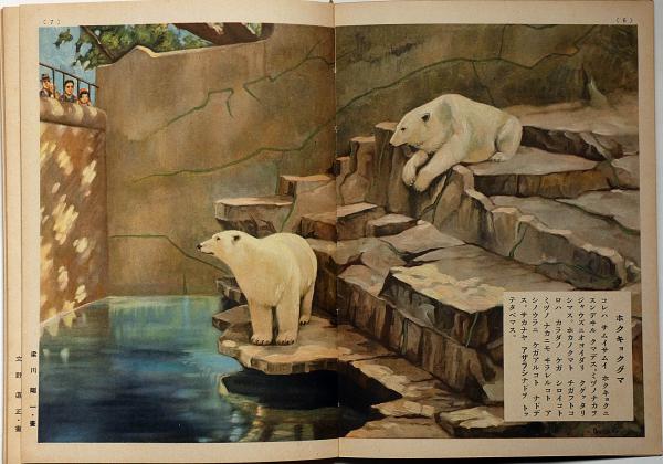 講談社の絵本 動物園見物 特別読物軍馬軍犬美談 付録・2点付