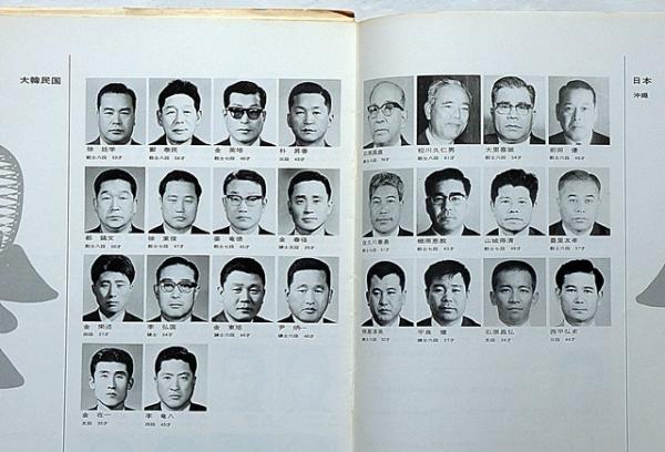第1回世界剣道選手権大会 1970年 第1回剣道個人選手権大会組合せ表付