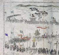 豊国神社祭礼行粧圖　芝田昇文堂　木版刷
