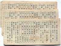 宝くじ第1号　奨金附 「第一回勝札」（終戦まじかの発行）