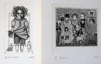 小沢純 ozawa jun 銅版画集 MY FRIEND MY TOY 　14部限定・サイン入全11点　猫の画家
