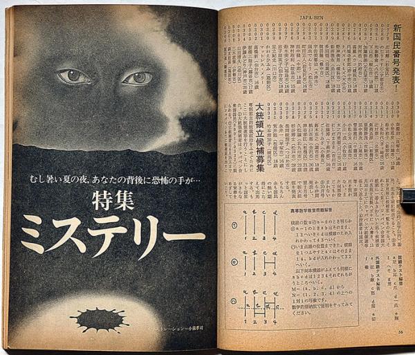 ビックリハウス・42号 昭和53年7月 特集・ミステリー(宇崎竜童