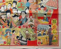 少年少女出世双六　花村喜代三画　大正16年1月　小学六年生付録