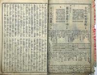 新富座筋書　明治21年3月　演劇雑誌　表紙・豊原国周画