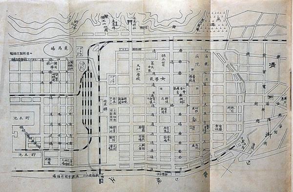 満洲・安東案内 昭和7年 折込地図入 安東商工会議所(市勢一般