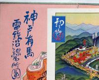 神戸有馬電鉄沿線名所図　初三郎鳥瞰図　