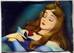 映画プレスシ－ト　眠れる森の美女　大判パンフ型・ディズニーアニメ