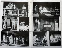 文学座公演　道化と愛は平行線　1978年　半券付　表紙・粟津潔