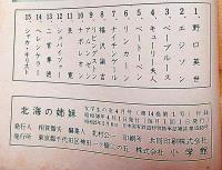北海の姉妹　女学生の友付録（昭和38年4月）　藤井ミラノ・装画