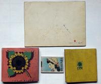中原淳一装画ノート　4点「ひまわり日記・未使用3点・SIGAN BOOK/書き込みあり1点」計4点