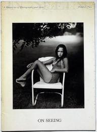 英文　ON SEEING【A Magazine of Photographs and Ideas No.2】　Marcuse Pfeifer Gallery　マルクーゼ・ファイファー・ギャラリー