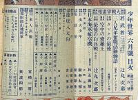 少年世界　第33巻第6号（昭和2年6月）　辻丸次郎・吉川英治・室生犀星・福田正夫・筑波四郎・高垣眸・小波・ほか