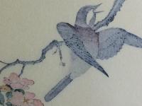喜多川歌麿 手摺木版画 絵本百千鳥
