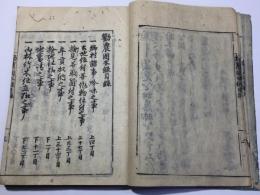 勸農固本録