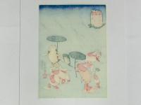 歌川国芳 金魚づくし にはかあめんぼう