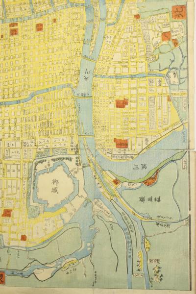 「改正増補 国宝大阪全図」積典堂他刊 1舗|古地図 木版画 和本 大坂 改正増補 国宝大阪全図 / 古本、中古本、古書籍の通販は「日本の古本屋