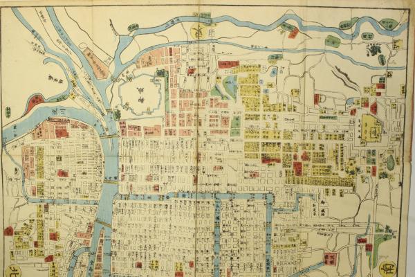 弘化改正 大坂細見図 / 古本、中古本、古書籍の通販は「日本の古本屋