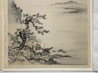 伝周文 江天遠意図