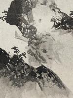 岳翁 山水図