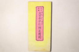 明治新版 大日本早引細見絵図