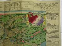 名所絵入 東京方角一覧地図 全