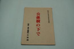 テレビ台本『公孫樹の下で』（毎日放送、昭和56年11月10日）