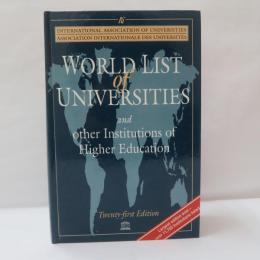World List of Universities and Other Institutions of Higher Education