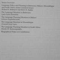  Language Planning & Policy, Africa, Vol. 1