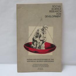 SOCIAL SCIENCE RESEARCH FOR DEVELOPMENT