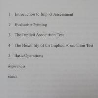 Implicit Measures for Social and Personality Psychology