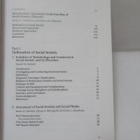 Social Anxiety: Clinical, Developmental, and Social Perspectives