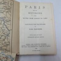 Paris and Its Environs  （Baedeker）　 パリとその周辺　(ベデカーガイドブック)