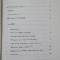 The　Political Economy of Street Hawkers in Hong Kong