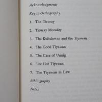 Tiruray Justice: Traditional Tiruray Law and Morality