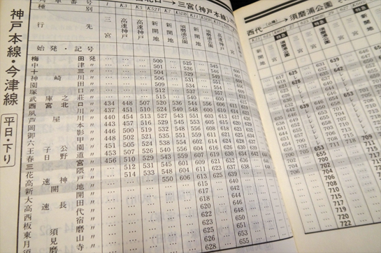 阪急電車時刻表 地図 古本 中古本 古書籍の通販は 日本の古本屋 日本の古本屋
