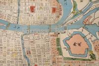 改正摂津大坂図　　改装