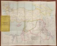 Turkey, Syria  Iraq　and Transcaucasia　Philips Authentic Imperial Maps for Tourists and Travellers  (トルコ、シリア、イラク（メソポタミア）と南コーカサス)【戦前地図】