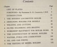 Model locomotive boilers : their design and construction