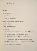 The Correspondence of Walt Whitman Volume VI