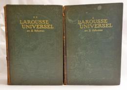 Larousse Universel En 2 Volumes 1922