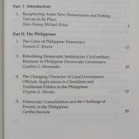 Asian New Democracies: 
The Philippines, South Korea and Taiwan Compared 