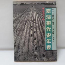 台灣現代史年表(1945年月8-1994年9月)