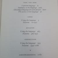 A Pattern Language: Towns, Buildings, Construction