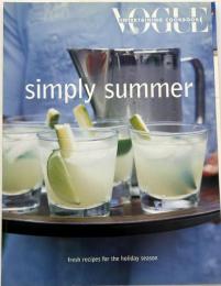 VOGUE ENTERTAINING COOKBOOK simply summer